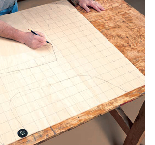 DIY outdoor slat chair 