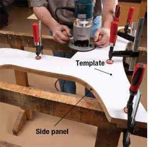DIY outdoor slat chair