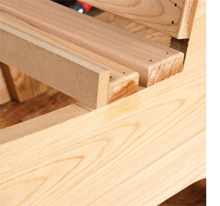 DIY outdoor slat chair