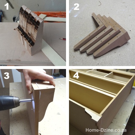 Make a drop-leaf bureau / home office 