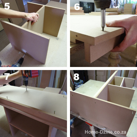 Make a drop-leaf bureau / home office 