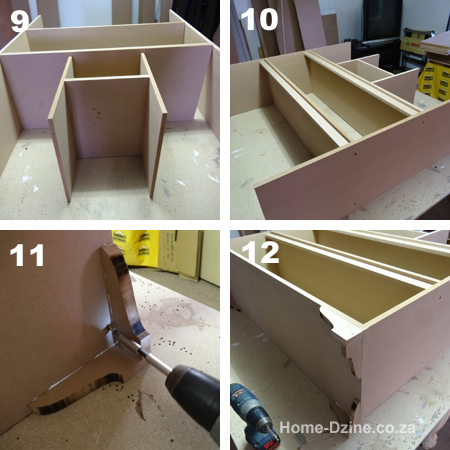 Make a drop-leaf bureau / home office 