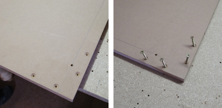 Make a drop-leaf bureau / home office