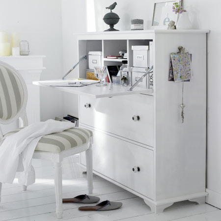 Make a drop-leaf bureau / home office 