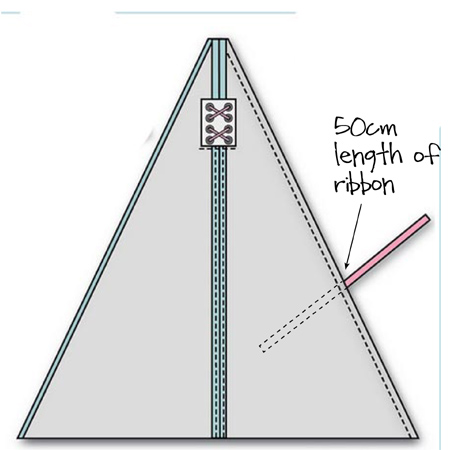 Make a wigwam or teepee for indoor and outdoor fun for kids