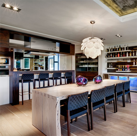 Relaxed living in the Berg Valley open-plan living contemporary home design modern interior