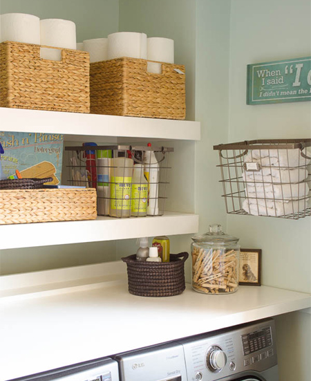 Quick and easy wall shelves 