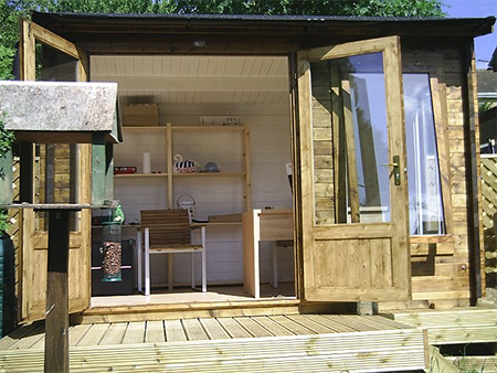 garden shed wendy house rustic home office ideas
