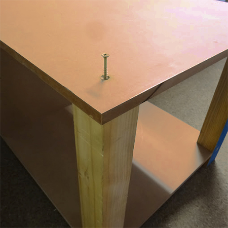 DIY elegant, modern coffee table