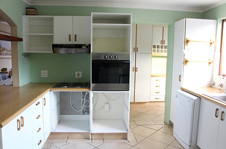 cape town kitchen renovation rip out old cabinets