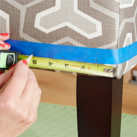 A couple of tips when using upholstery pins or nails