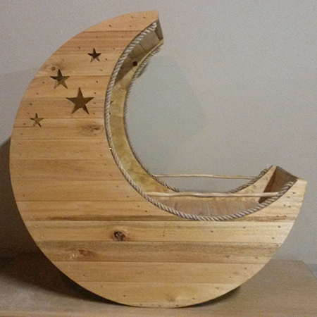 moon crib or cot for baby or nursery