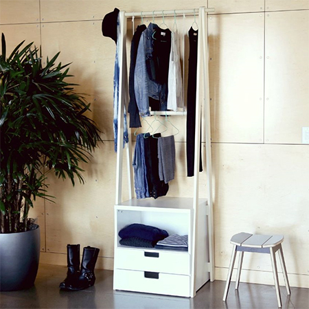 Quick and easy DIY closet solution