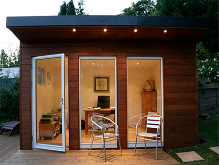 home dzine home office turn a garden shed into a home office