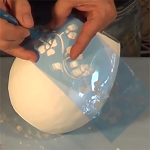 Make these easy paper mache pots