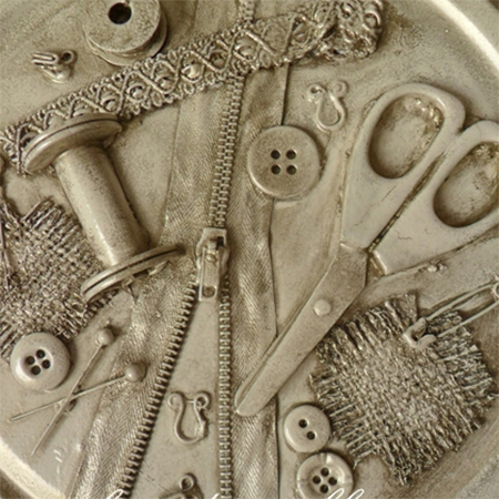 recycle biscuit tin with paint effects