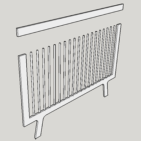 DIY for how to make a crib or cot