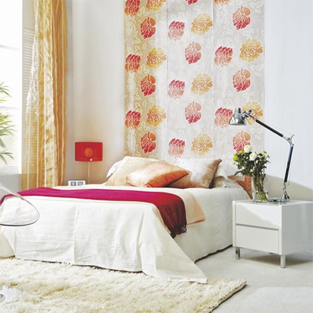 how to decorate warm comfortable cosy bedroom wall hanging