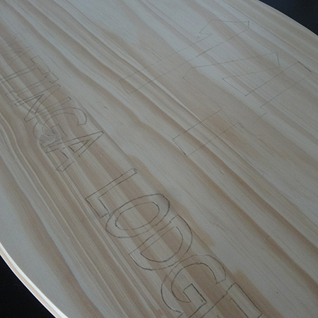 how to make custom house number plaque board draw numbers onto board