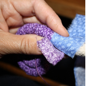 Make a colourful rope rag bowl 