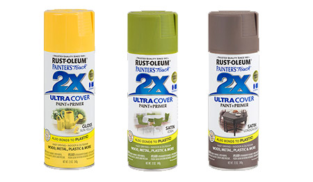 add instant colour with Rustoleum spray paint