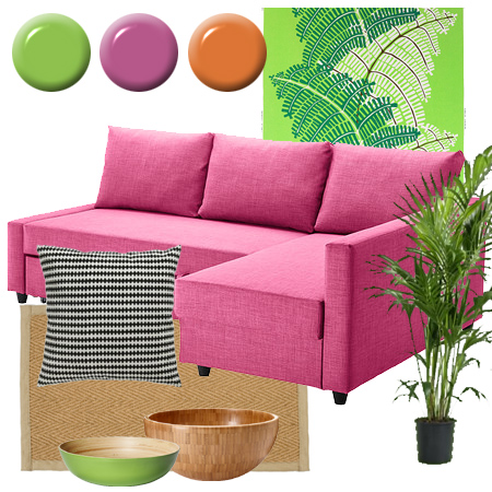 add instant colour to your home interior