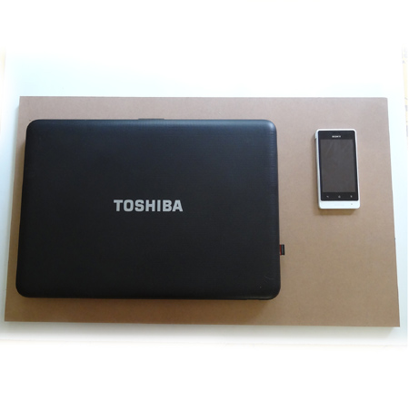 DIY laptop stand or laptop lap tray