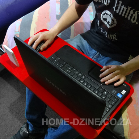 DIY laptop stand or laptop lap tray 
