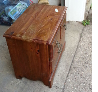 Refinishing furniture