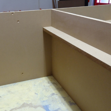 New storage cabinets for DIY Divas workspace