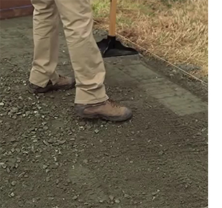 Add a paved patio area