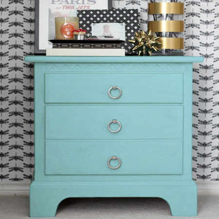 revamp paint drawer dresser with chalk paint