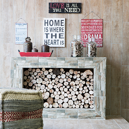 ceramic porcelain tile with imprinted wood look grain finish tile africa