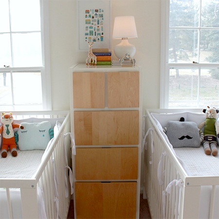 decorating a nursery for twins