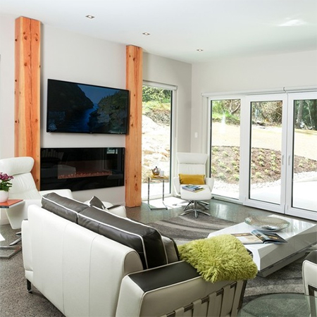 damon gray tilt up sandwich concrete construction home that is energy efficient