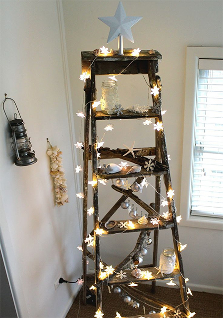 Stepladder = Christmas tree