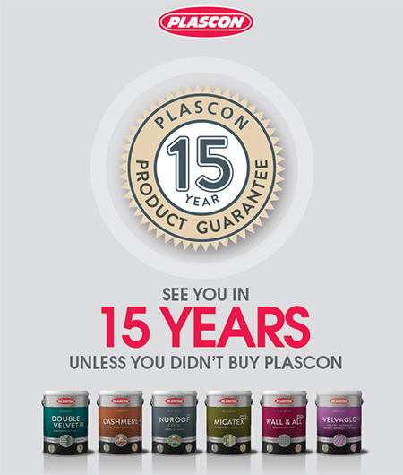 Plascon guarantees its range of premium paint products
