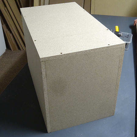 Cheat's diamond-tufted ottoman