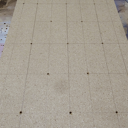 Cheat's diamond-tufted ottoman