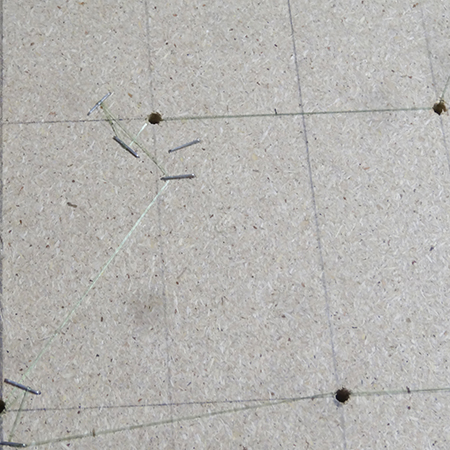 Cheat's diamond-tufted ottoman