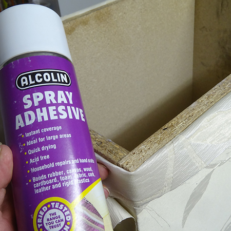 Cheat's diamond-tufted ottoman