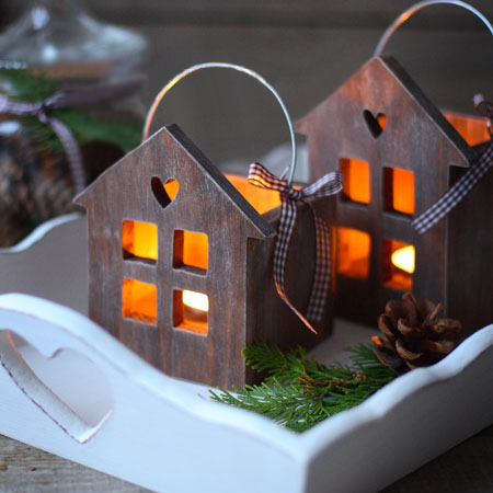 mdf festive holiday candle holder decoration ideas