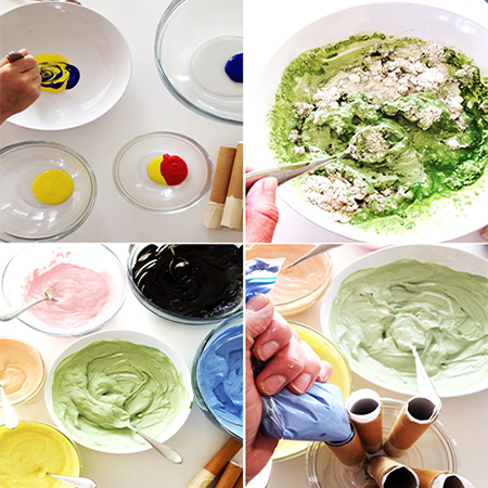 Make your own giant pavement chalk