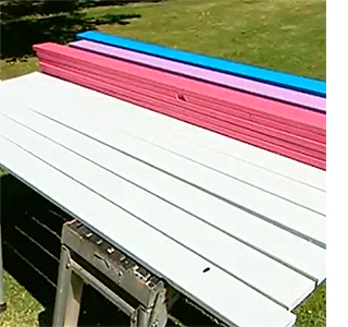 Build a covered sandpit