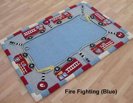 Colourful designer rugs for kid's rooms