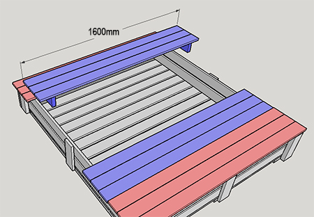 Build a covered sandpit