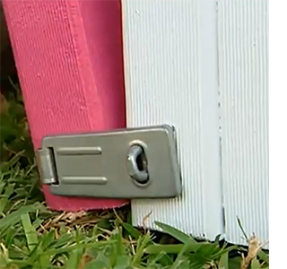 Build a covered sandpit