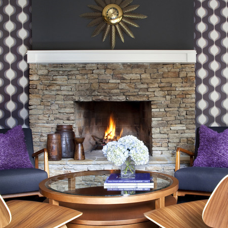 Make your fireplace a feature