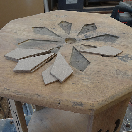 Table gets a Moroccan makeover