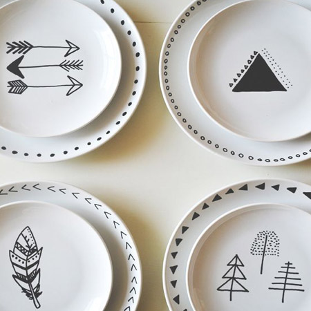 porcelain ceramic pen gift ideas white crockery